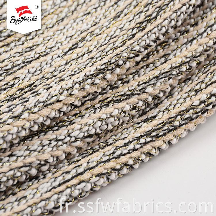 Soft Hand Feel Lurex Knit Fabric